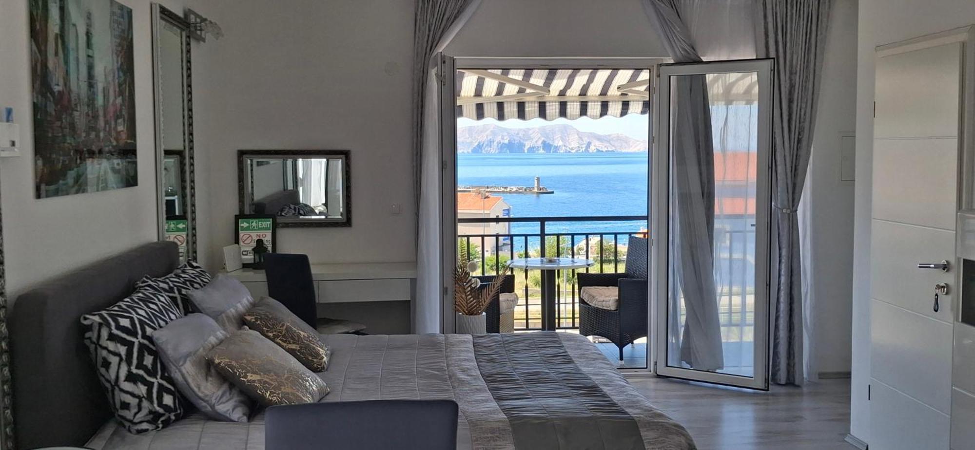 Beautyful Sea View 6 Luxury Studio Danijela Senj  Eksteriør bilde